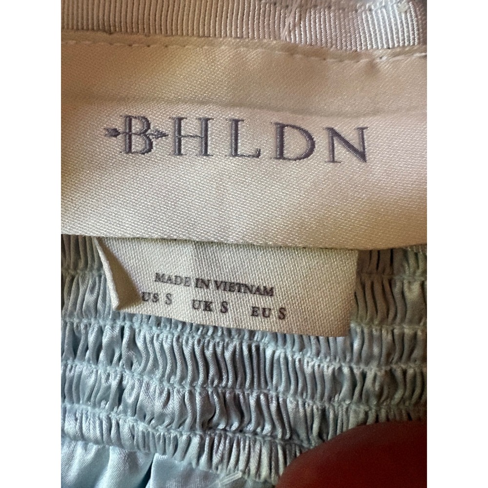 BHLDN Anthropologie Sophia Apron-Top Jacquard Midi Dress | Small - Picture 8 of 8